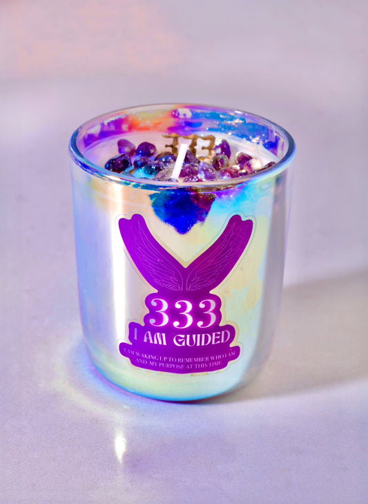 I Am Guided 333 Candle