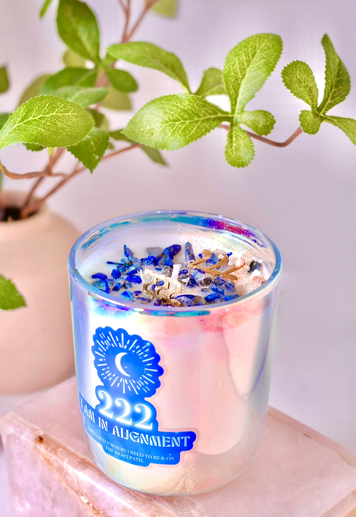 I Am In Alignment 222 Candle