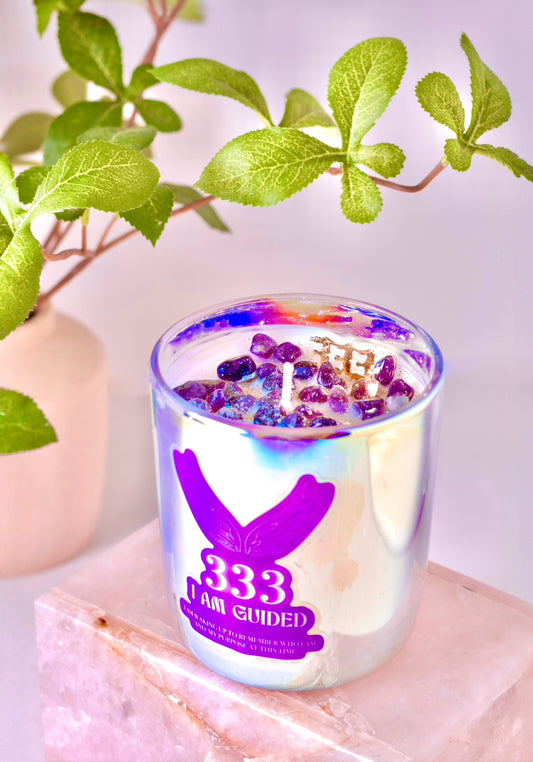 I Am Guided 333 Candle