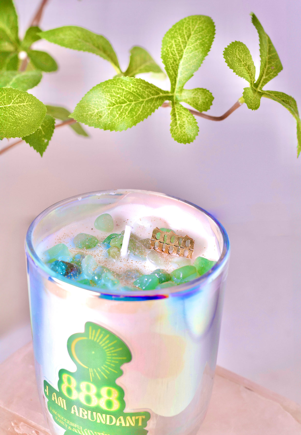 I Am Abundant 888 Candle