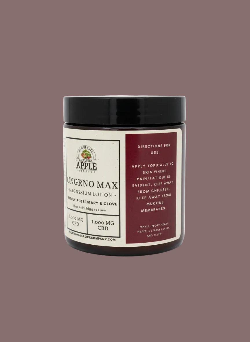 Inferno MAX Magnesium & CBD Lotion: Muscle & Joint Pain Support 4oz