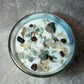 "Quick Luck" Crystal and Herb Candle